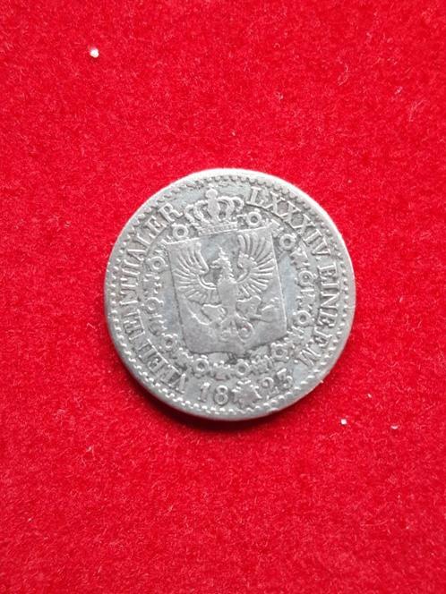 Regent Frederik Willem III Munt 1823 Pruissen, Postzegels en Munten, Munten | Europa | Niet-Euromunten, Losse munt, Duitsland