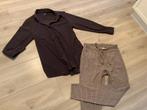 Travelstof set Studio Anneloes broek L en blouse xl LaDress, Studio Anneloes, Bruin, Maat 46/48 (XL) of groter, Ophalen of Verzenden
