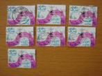 2001 Kinderzegels NVPH 2013e - 7x  - Computerspel, Ophalen of Verzenden, Na 1940, Gestempeld
