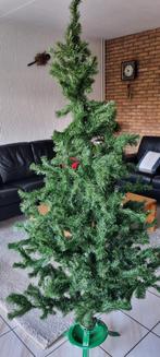 KUNST KERSTBOOM met KERSTGUIRLANDE (incl.lampjes), Ophalen, Gebruikt