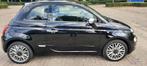 Fiat 500 1.2 2017 Zwart Metallic (met V-chiptuning !!), Auto's, Fiat, 1242 cc, 4 cilinders, 840 kg, Leder en Stof