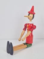 Vintage Pinokkio houten figuur handmade Italië '70, Verzamelen, Ophalen of Verzenden, Gebruikt, Mens