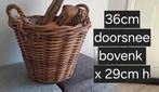 Mooie kwalitatieve stevige rotanmand. Zo goed als nieuw!, Ophalen, Zo goed als nieuw