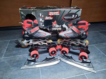  Multiskate 3-in-1 verstelbare  skeelers, rolsch beschikbaar voor biedingen