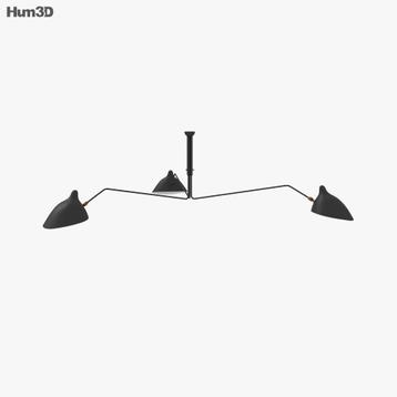 Serge Mouille Plafondlamp Replica beschikbaar voor biedingen