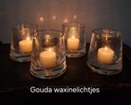 Set van 4 Gouda kaarsenhouders, sfeervol (cadeau) in huis, Huis en Inrichting, Woonaccessoires | Kandelaars en Kaarsen, Overige materialen