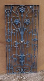 oude gietijzeren rooster deurrooster ornament raamrooster, Antiek en Kunst, Ophalen