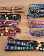 Festival Armbandjes - Goudkleurige Kralen, Ophalen of Verzenden, Nieuw, Elastiek, Met bedels of kralen