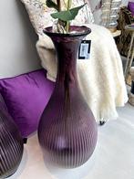 Handgeblazen paarse vaas van Colmore, Ophalen, Overige kleuren, 50 tot 75 cm, Nieuw