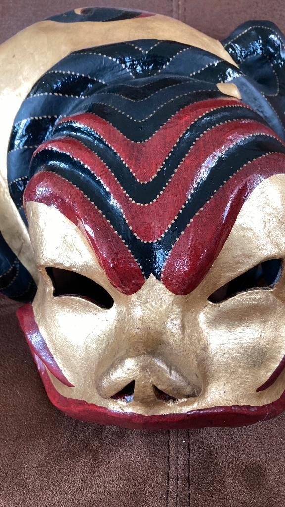 Maskerade Venetiaans Masker Papier-Maché, Antiek en Kunst, Curiosa en Brocante, Verzenden