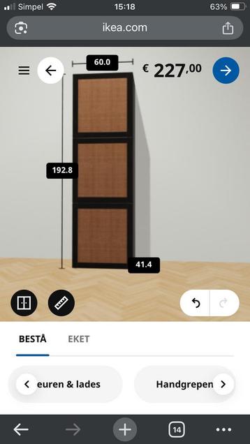 Ikea Besta boekenkast 193x60x41 - afbeelding 11