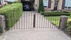 smeed ijzeren poort, Ophalen, Met poort, Gebruikt, Sierhekwerk