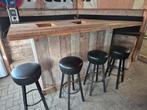 Bar Biertafel met Hoge Zitbank, Huis en Inrichting, Barren, Ophalen, Gebruikt