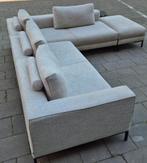 Aikon design on stock hoekbank  3 x 2 meter stof met hocker, Huis en Inrichting, Ophalen, Gebruikt, Metaal, Modern