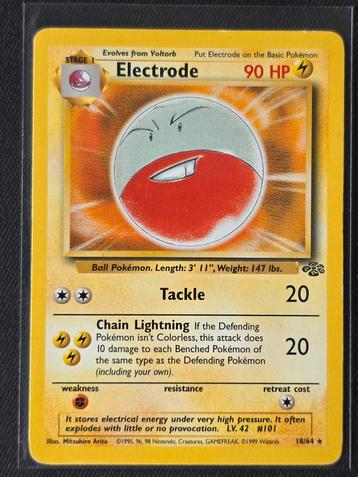 Pokemon Jungle Set Electrode 18/64 Excellent (EX) beschikbaar voor biedingen