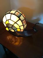 Glas en Lood Slak Lamp-Tiffany's  Design., Huis en Inrichting, Tiffany's, Ophalen of Verzenden, Zo goed als nieuw, Glas
