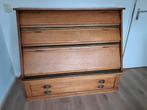Oude Eiken Klepkast - Tekeningenkast / Servieskast, Huis en Inrichting, Kasten | Dressoirs, Gebruikt, 100 tot 150 cm, Eikenhout