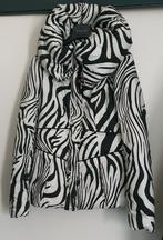 Mooie gewatteerde jas van Zara, zebra, maat M, Kleding | Dames, Jassen | Winter, Ophalen of Verzenden, Zo goed als nieuw, Maat 38/40 (M)