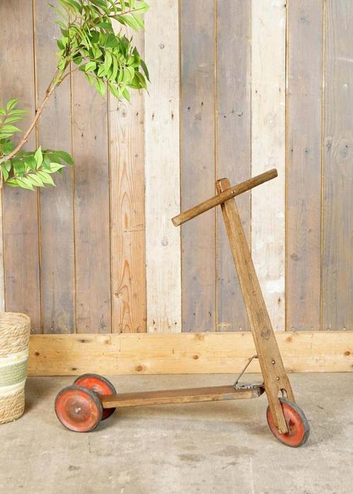 Vintage houten kinderstep 'ABC Stepke', Antiek en Kunst, Curiosa en Brocante, Ophalen of Verzenden