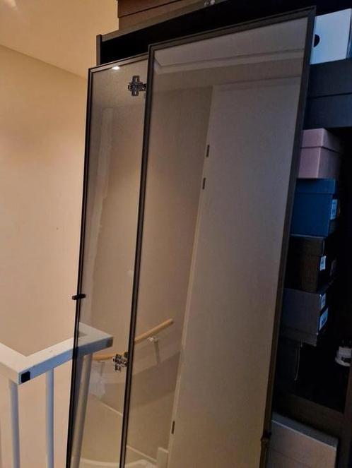 Billyboekenkast  Högbo vitrine deuren (alleen de deuren), Huis en Inrichting, Kasten | Boekenkasten, Zo goed als nieuw, 50 tot 100 cm