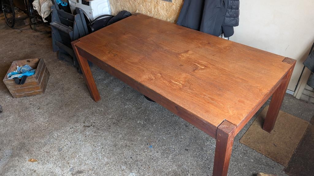 Eettafel, Huis en Inrichting, Tafels | Eettafels, Ophalen, Gebruikt, 50 tot 100 cm, Vijf personen of meer