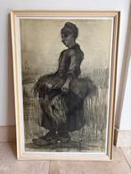 ‘Boerin met koren in haar schort’ van Vincent van Gogh, Antiek en Kunst, Ophalen of Verzenden