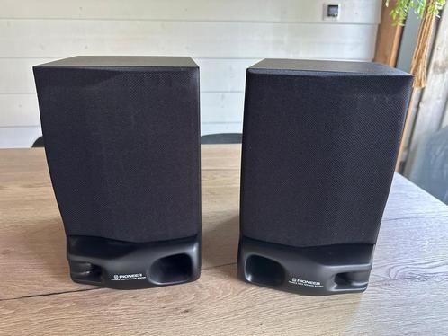 Set Pioneer S-P150 speakers zwart ongebruikt, Audio, Tv en Foto, Luidsprekers, Zo goed als nieuw, Front, Rear of Stereo speakers