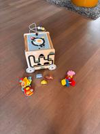 Houten speelgoed vertbaudet  aktiviteitenkubus + 2 sleutels, Ophalen, Zo goed als nieuw