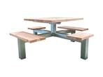 Picknicktafel - Frame - 6 persoons - Gegalvaniseerd - UNIEK!, Ophalen, Nieuw, Vierkant, Staal
