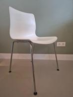 kunststof (wit) eettafelstoel, Ophalen, Kunststof, Gebruikt, Wit