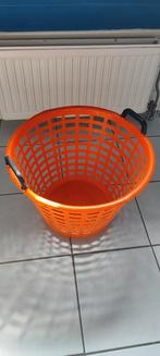 Vintage retro Beccon oranje wasmand, Verzamelen, Ophalen, Persoonlijke verzorging