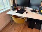 Ikea bureau 160x80cm met chromen poten, Zo goed als nieuw, Rechthoekig, 50 tot 100 cm, Ophalen of Verzenden