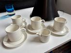 Arabia Moreeni koffiekoppen creme 4x, Huis en Inrichting, Keuken | Servies, Ophalen, Zo goed als nieuw, Overige stijlen