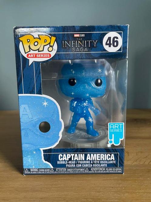 Funko Pop Captain America, Marvel, Verzamelen, Poppetjes en Figuurtjes, Zo goed als nieuw, Ophalen of Verzenden