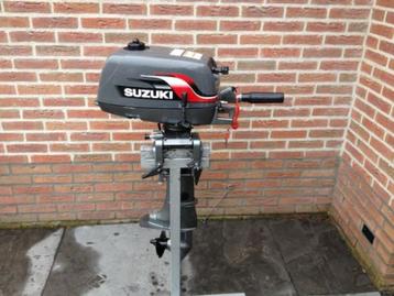 Suzuki buiten boord motor voor rubber boot dingy beschikbaar voor biedingen