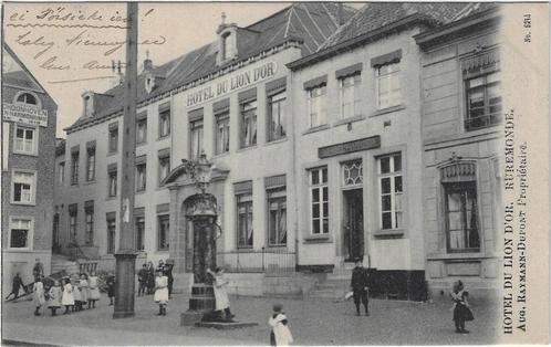 Roermond 52 Hotel Du Lion d'Or nr 6214, Verzamelen, Ansichtkaarten | Nederland, Limburg, Voor 1920, Verzenden