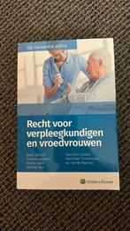 Recht voor verpleegkundigen en vroedvrouwen 2021, Ophalen of Verzenden, Zo goed als nieuw, Overige wetenschappen