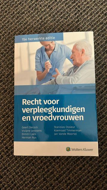 Recht voor verpleegkundigen en vroedvrouwen 2021 beschikbaar voor biedingen