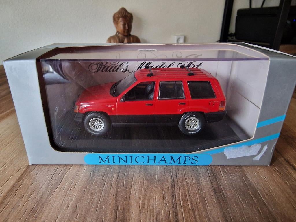Minichamps Jeep Grand Cherokee Modelauto 1:43, Hobby en Vrije tijd, Ophalen of Verzenden, Zo goed als nieuw, Auto, MiniChamps