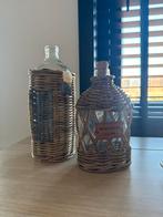 Riviera Maison Rieten Flessen, Overige kleuren, Ophalen of Verzenden, Minder dan 50 cm, Glas