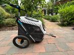 TRIXIE opvouwbare hondenfietskar grijs M, Fietsen en Brommers, Fietsaccessoires | Aanhangers en Karren, Ophalen, Trixie, Gebruikt