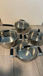 SOHO pannen set stainless steel, Huis en Inrichting, Keuken | Potten en Pannen, Ophalen of Verzenden, Zo goed als nieuw