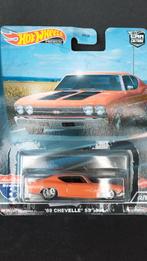 Chevrolet Chevelle 69 1:64 Hotwheels Car Culture Premium, Auto, Verzenden, Nieuw, Mattel