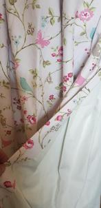 gordijnen Designer Guild gevoerd 132 x 160 roosjes op wit, Huis en Inrichting, 100 tot 150 cm, Wit, Nieuw, 150 tot 200 cm