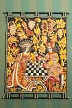 (nr.64) Prachtig wandkleed "Schaakspel", Ophalen, Zo goed als nieuw