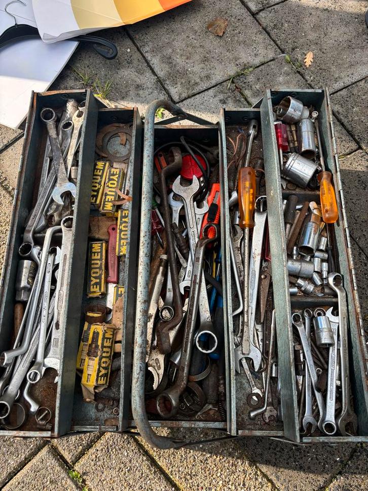 Gevulde Gereedschapskist - Auto Gereedschap, Doe-het-zelf en Verbouw, Gereedschapskisten, Gebruikt, Gevuld, Ophalen of Verzenden