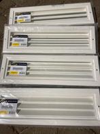 Deurrooster alu LxH 395 x 95 mm WIT G34-4010 W 4 stuks, Doe-het-zelf en Verbouw, Deuren en Horren, Ophalen of Verzenden, Nieuw