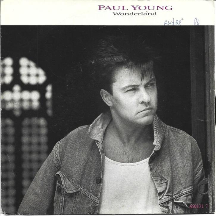 Paul Young - Wonderland uit 1986, Cd's en Dvd's, Vinyl Singles, Gebruikt, Single, Pop, 7 inch, Ophalen of Verzenden