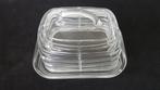 (B) Glazen art deco kaastolp, Overige typen, Ophalen of Verzenden, Overige stijlen, Glas