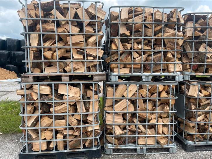 Droog haardhout 100% eik van prachtige kwaliteit!, Tuin en Terras, Haardhout, Blokken, Eikenhout, 6 m³ of meer, Ophalen